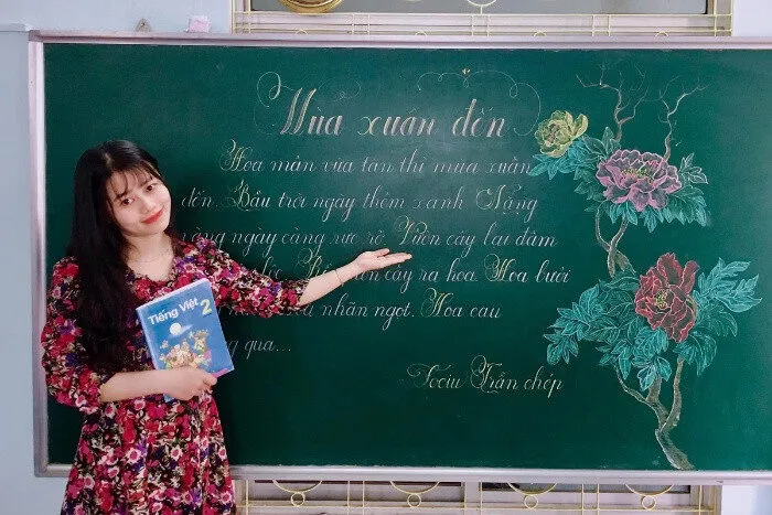 Cô giáo và học sinh