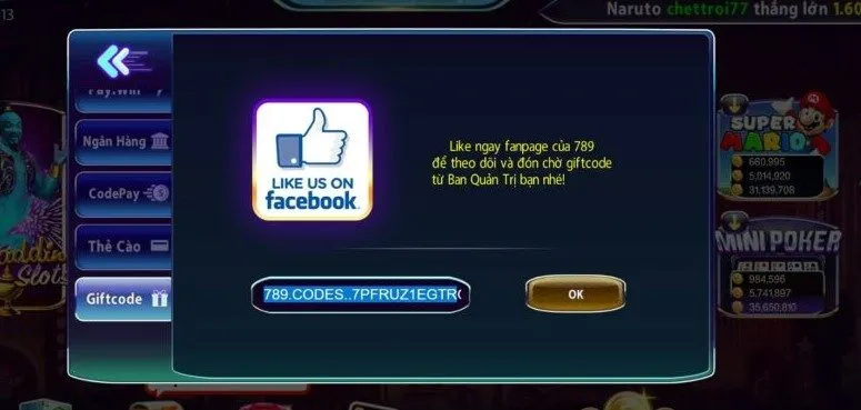 Cách Nhận Giftcode Go789 Miễn Phí